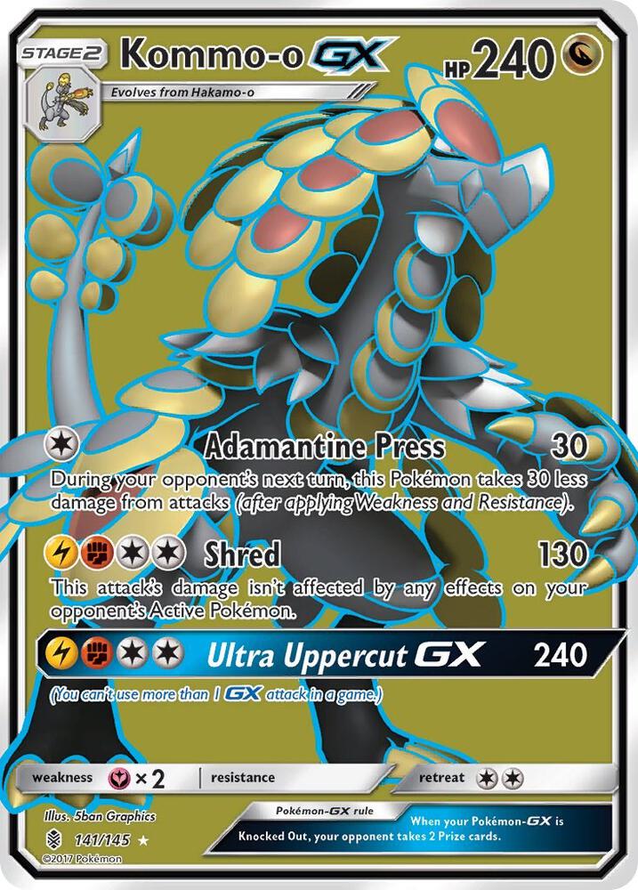 Kommo-o GX (Full Art) - 141/145 | SM - Guardians Rising